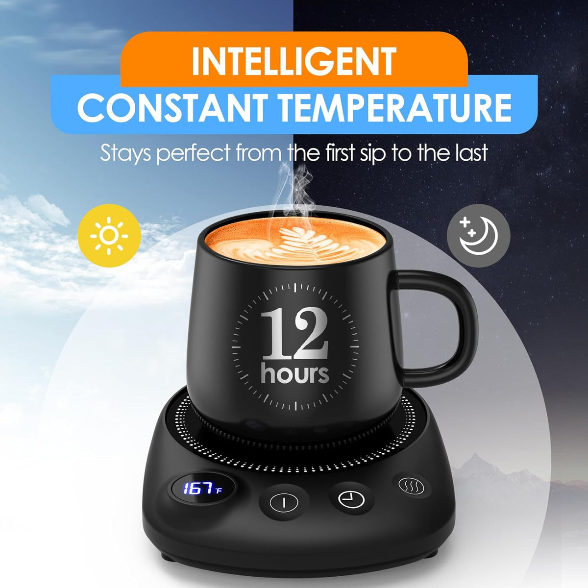 Dropship Electric Coffee Mug Warmer For Desk Auto Shut Off USB Tea Milk  Beverage Cup 3 Temperature Setting to Sell Online at a Lower Price